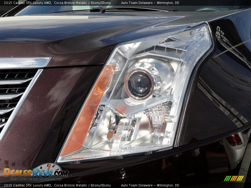 2015 Cadillac SRX Luxury AWD Cocoa Bronze Metallic / Ebony/Ebony Photo #9