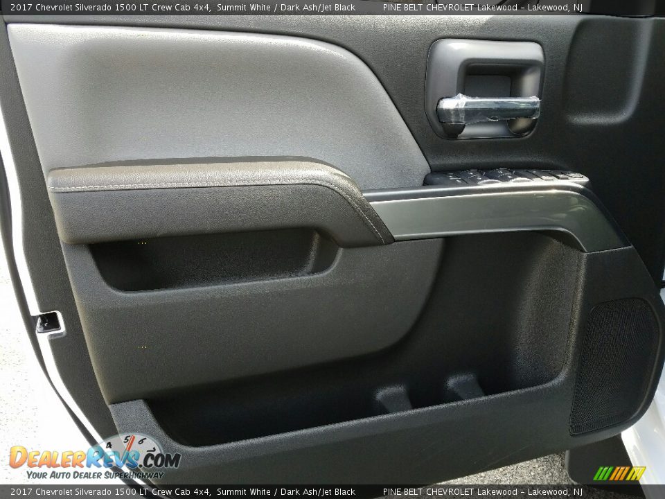 2017 Chevrolet Silverado 1500 LT Crew Cab 4x4 Summit White / Dark Ash/Jet Black Photo #6