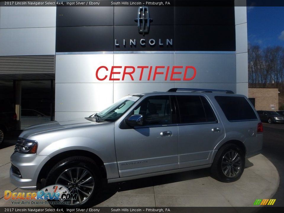 2017 Lincoln Navigator Select 4x4 Ingot Silver / Ebony Photo #1