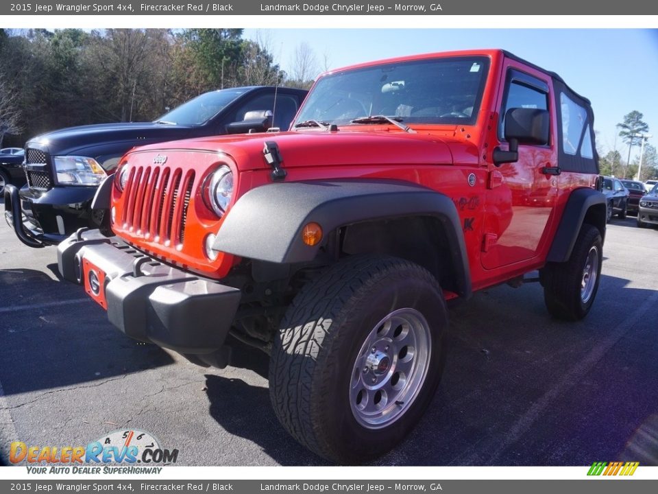 2015 Jeep Wrangler Sport 4x4 Firecracker Red / Black Photo #1