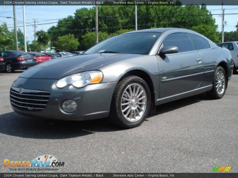 2004 Chrysler Sebring Limited Coupe Dark Titanium Metallic / Black Photo #1