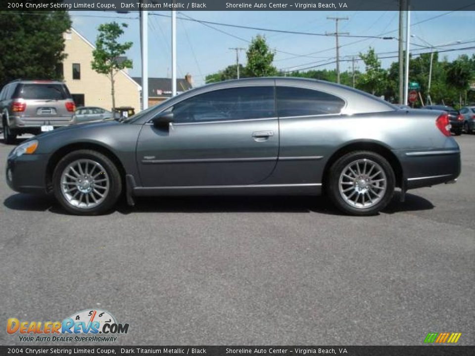 2004 Chrysler Sebring Limited Coupe Dark Titanium Metallic / Black Photo #3