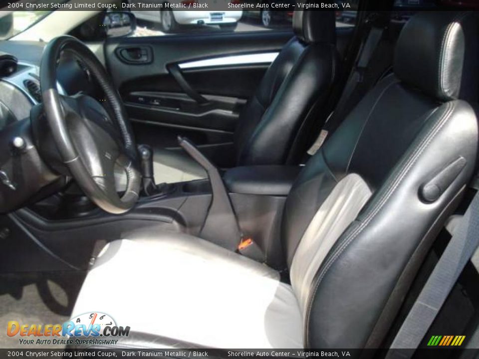 2004 Chrysler Sebring Limited Coupe Dark Titanium Metallic / Black Photo #8
