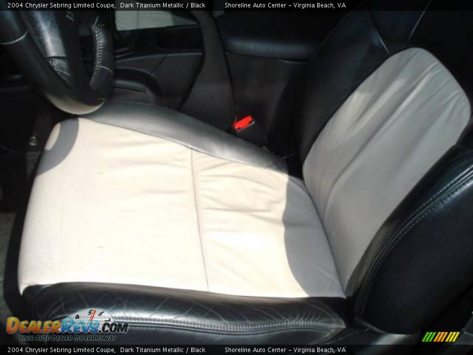 2004 Chrysler Sebring Limited Coupe Dark Titanium Metallic / Black Photo #9