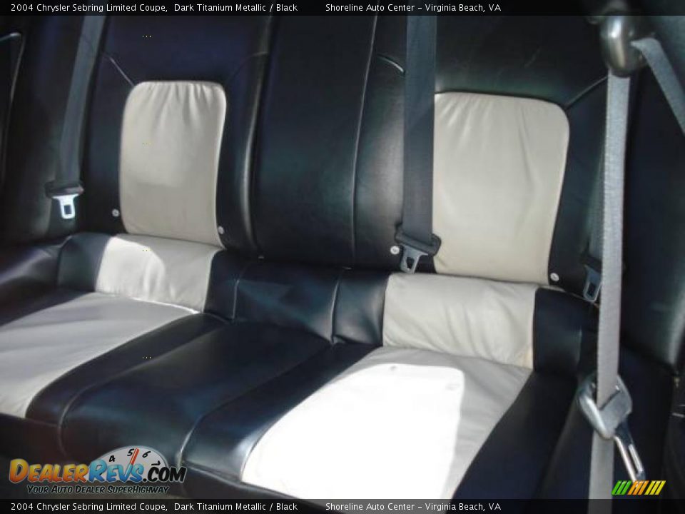 2004 Chrysler Sebring Limited Coupe Dark Titanium Metallic / Black Photo #10