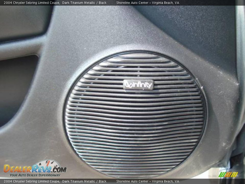 2004 Chrysler Sebring Limited Coupe Dark Titanium Metallic / Black Photo #12