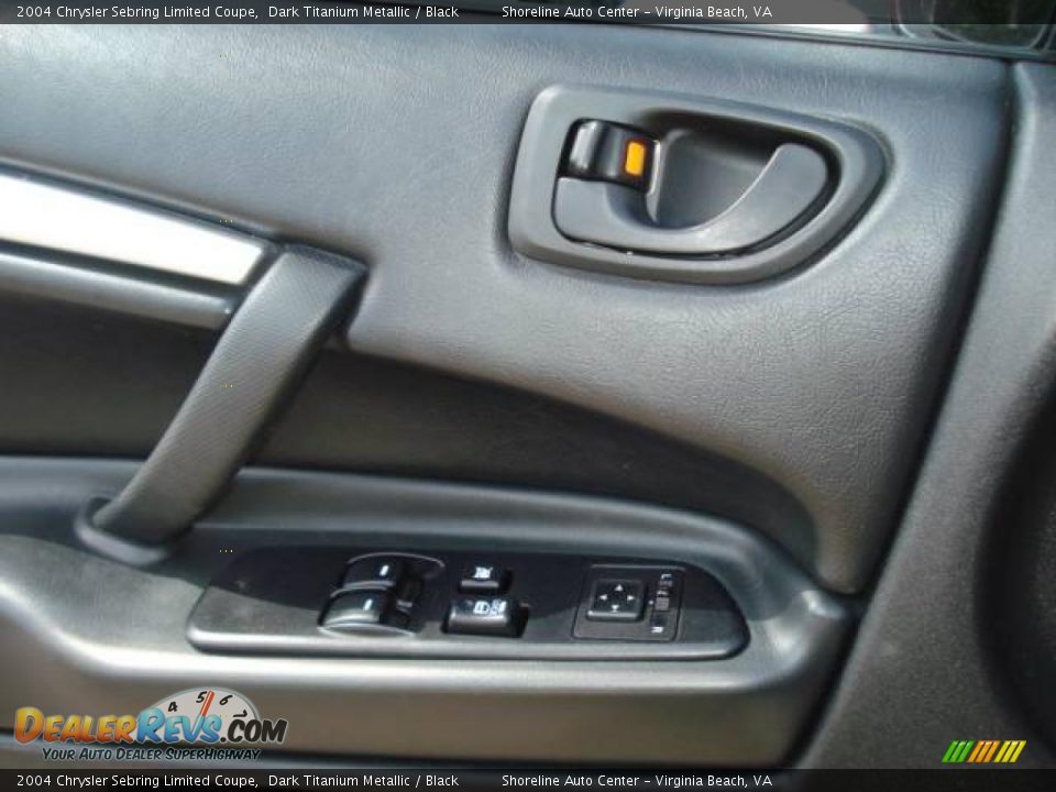 2004 Chrysler Sebring Limited Coupe Dark Titanium Metallic / Black Photo #13