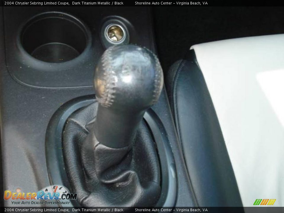 2004 Chrysler Sebring Limited Coupe Dark Titanium Metallic / Black Photo #15