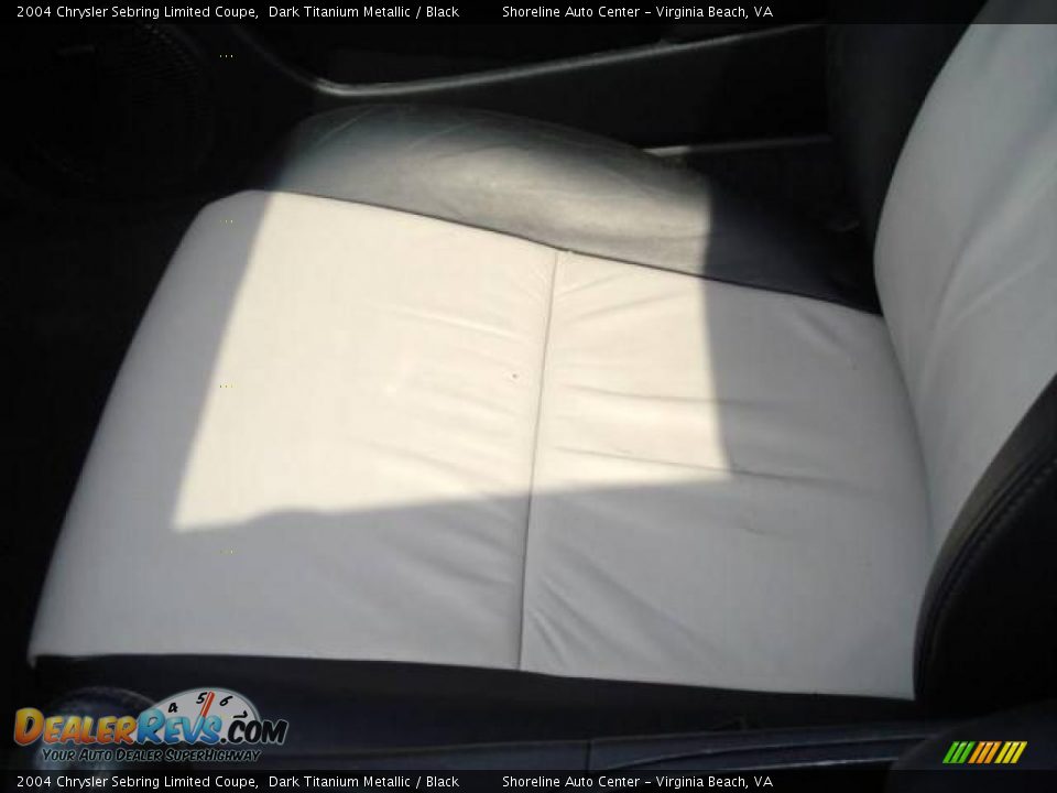 2004 Chrysler Sebring Limited Coupe Dark Titanium Metallic / Black Photo #16