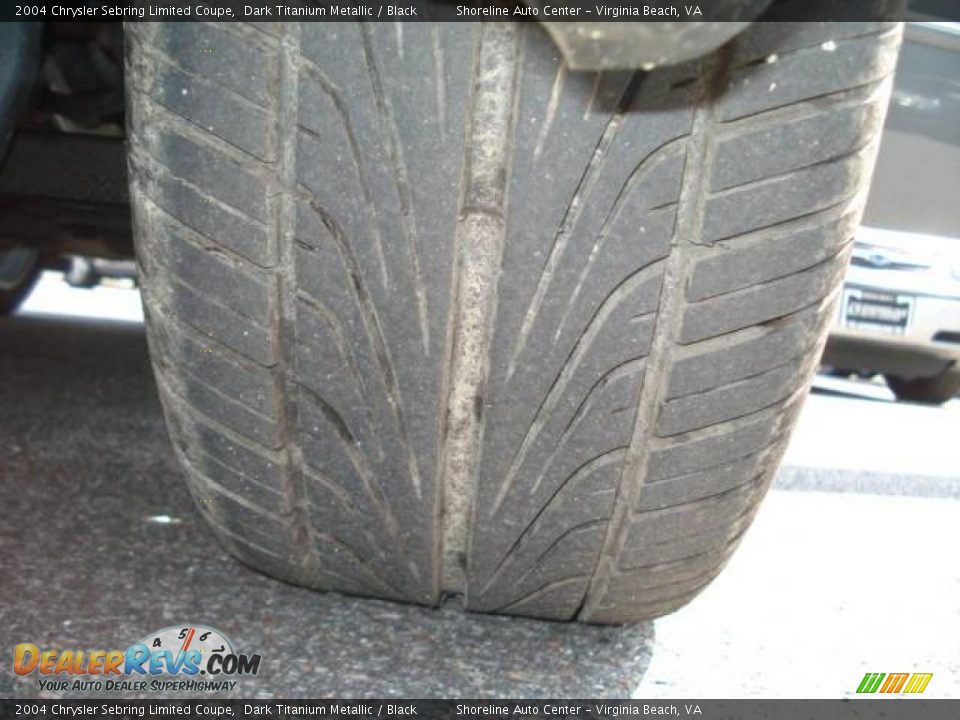 2004 Chrysler Sebring Limited Coupe Dark Titanium Metallic / Black Photo #20