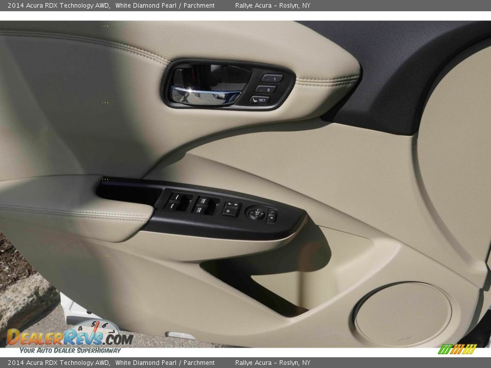 2014 Acura RDX Technology AWD White Diamond Pearl / Parchment Photo #8