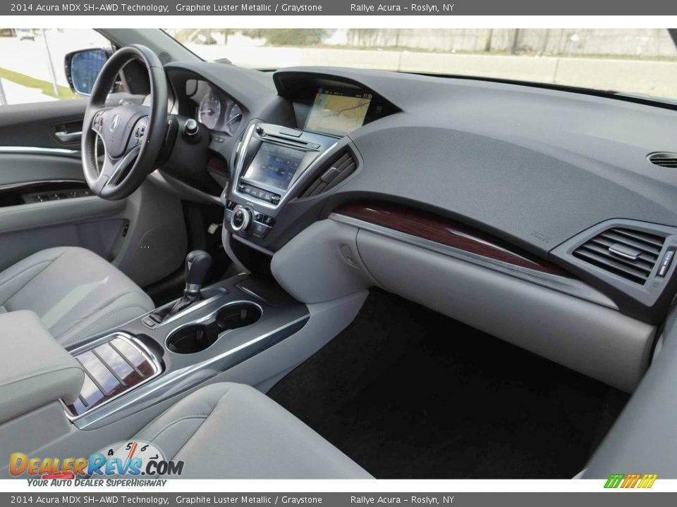 2014 Acura MDX SH-AWD Technology Graphite Luster Metallic / Graystone Photo #11