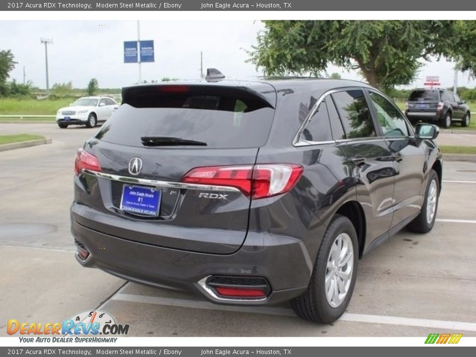 2017 Acura RDX Technology Modern Steel Metallic / Ebony Photo #7