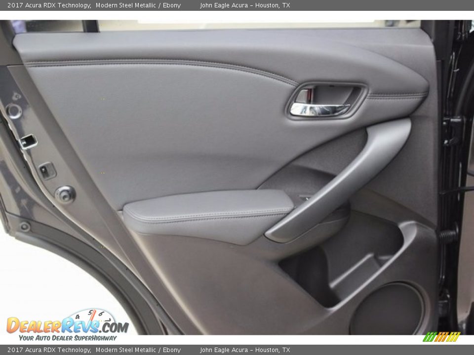 2017 Acura RDX Technology Modern Steel Metallic / Ebony Photo #13