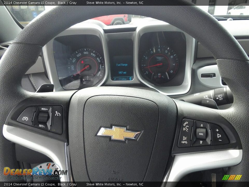 2014 Chevrolet Camaro LS Coupe Black / Gray Photo #16