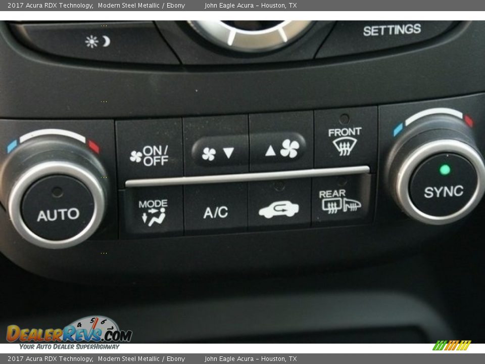 2017 Acura RDX Technology Modern Steel Metallic / Ebony Photo #35