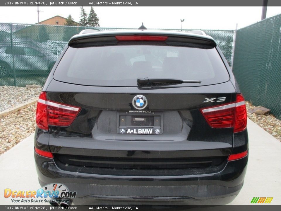 2017 BMW X3 xDrive28i Jet Black / Black Photo #9
