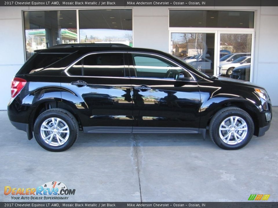 2017 Chevrolet Equinox LT AWD Mosaic Black Metallic / Jet Black Photo #2