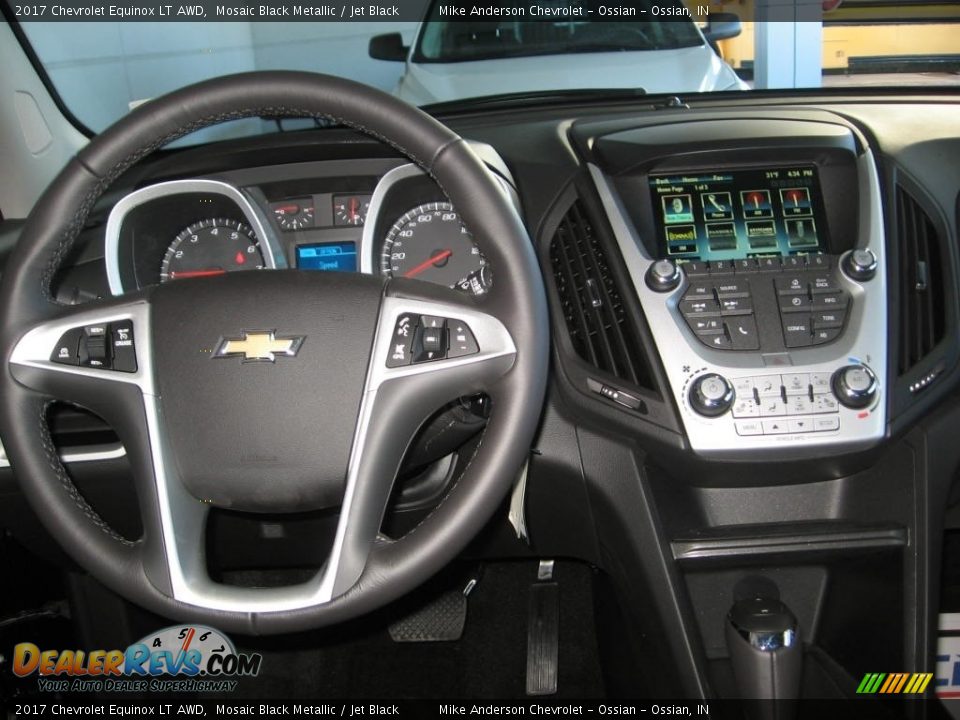 2017 Chevrolet Equinox LT AWD Mosaic Black Metallic / Jet Black Photo #4