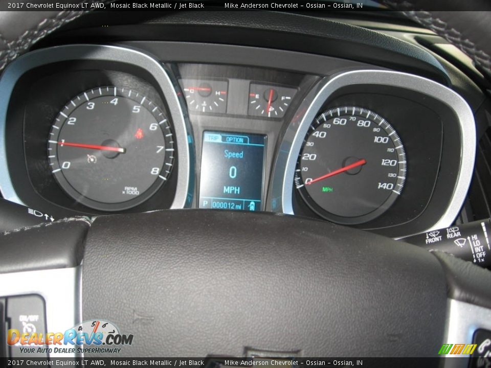 2017 Chevrolet Equinox LT AWD Mosaic Black Metallic / Jet Black Photo #5