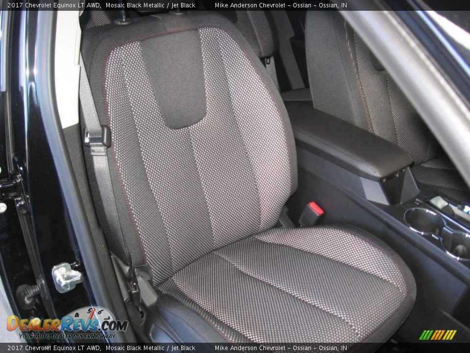 2017 Chevrolet Equinox LT AWD Mosaic Black Metallic / Jet Black Photo #9