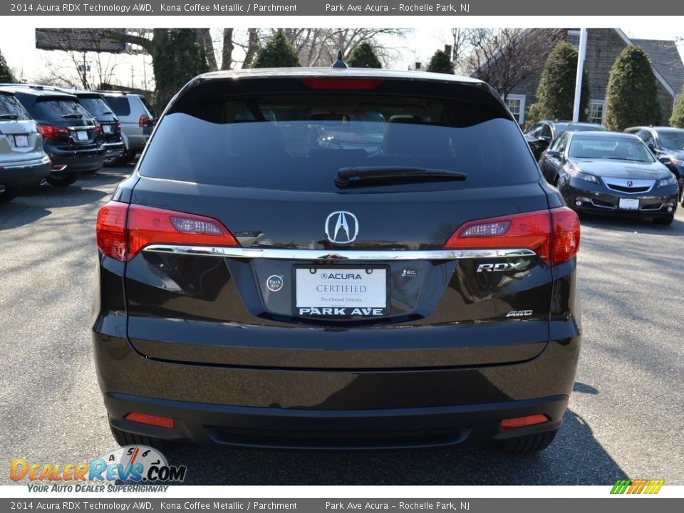 2014 Acura RDX Technology AWD Kona Coffee Metallic / Parchment Photo #4