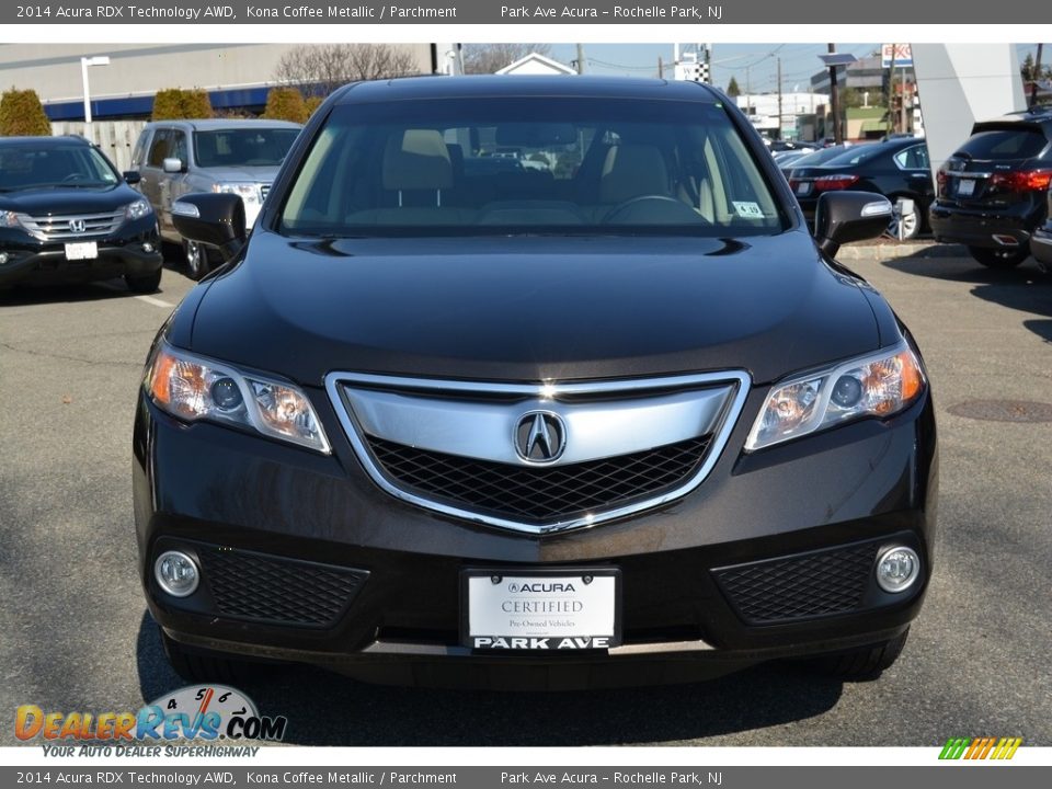 2014 Acura RDX Technology AWD Kona Coffee Metallic / Parchment Photo #8