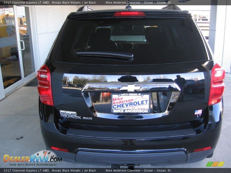 2017 Chevrolet Equinox LT AWD Mosaic Black Metallic / Jet Black Photo #15