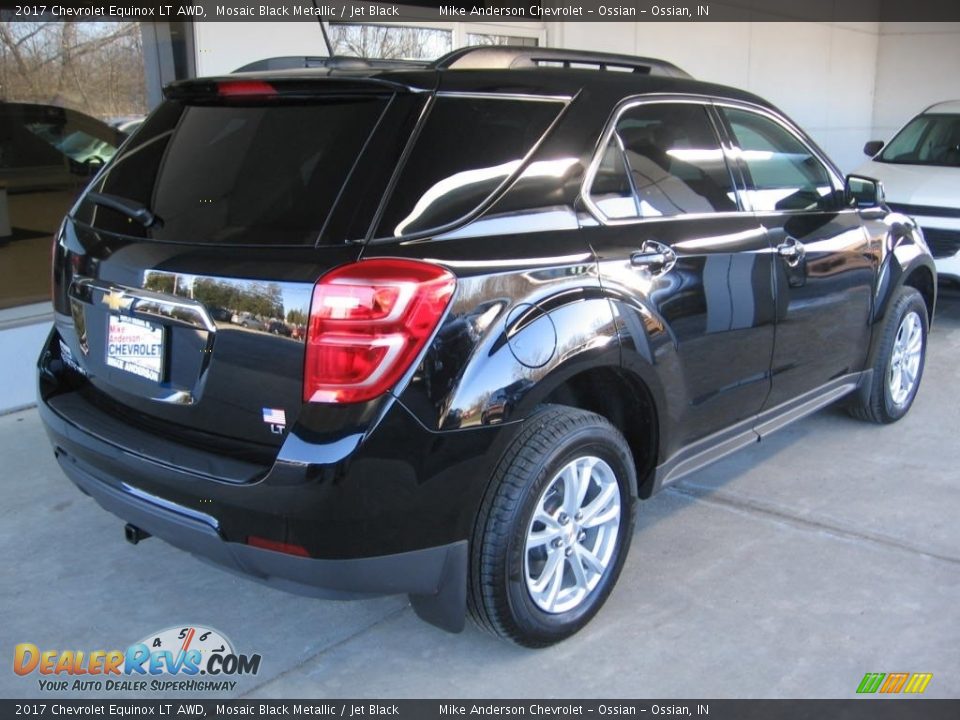 2017 Chevrolet Equinox LT AWD Mosaic Black Metallic / Jet Black Photo #16