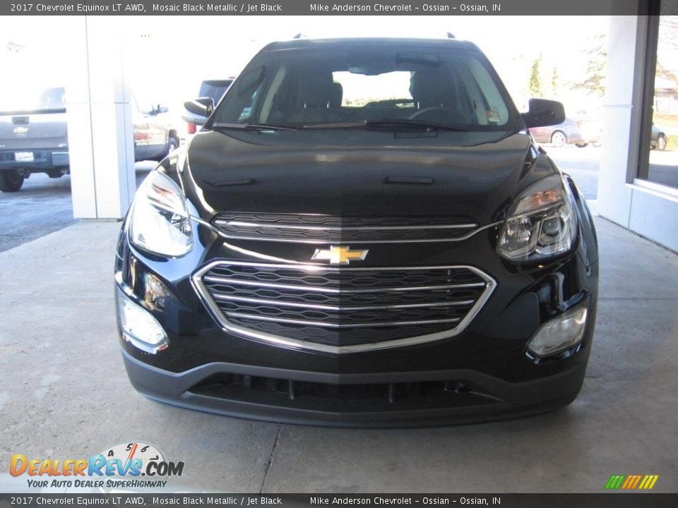 2017 Chevrolet Equinox LT AWD Mosaic Black Metallic / Jet Black Photo #17