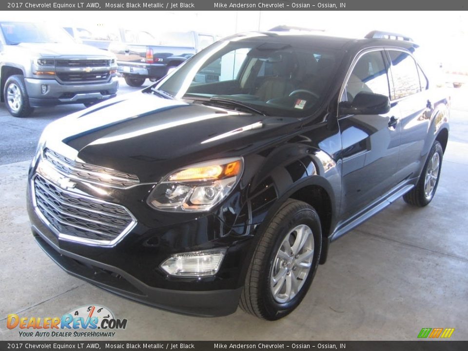 2017 Chevrolet Equinox LT AWD Mosaic Black Metallic / Jet Black Photo #18
