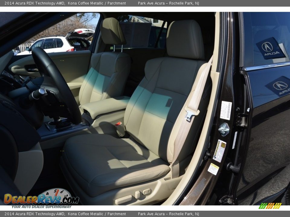 2014 Acura RDX Technology AWD Kona Coffee Metallic / Parchment Photo #13