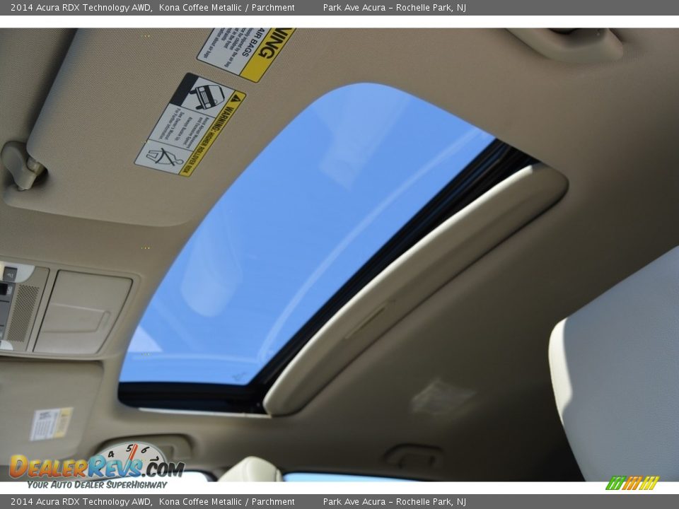 2014 Acura RDX Technology AWD Kona Coffee Metallic / Parchment Photo #14
