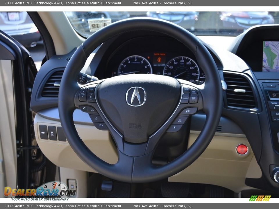 2014 Acura RDX Technology AWD Kona Coffee Metallic / Parchment Photo #18