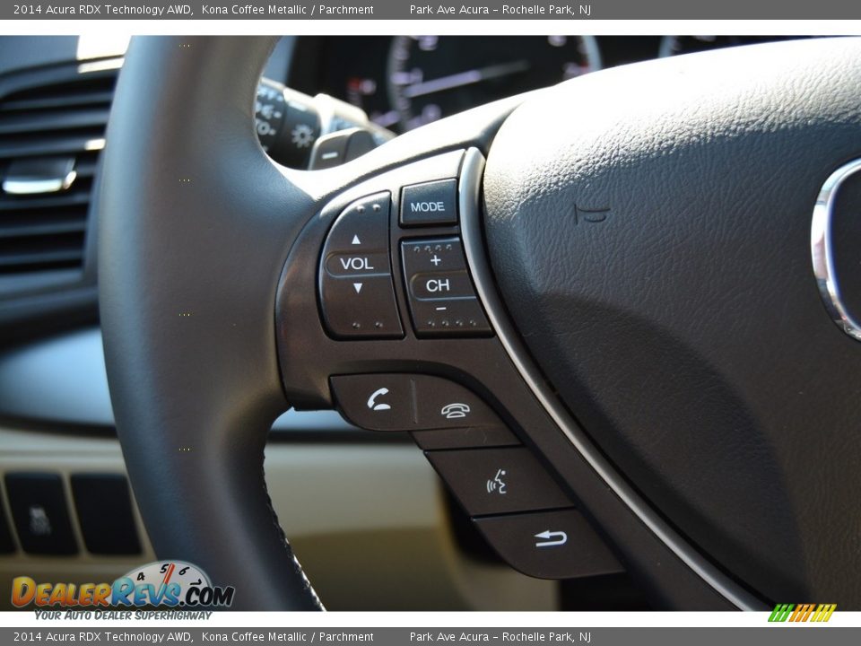2014 Acura RDX Technology AWD Kona Coffee Metallic / Parchment Photo #19