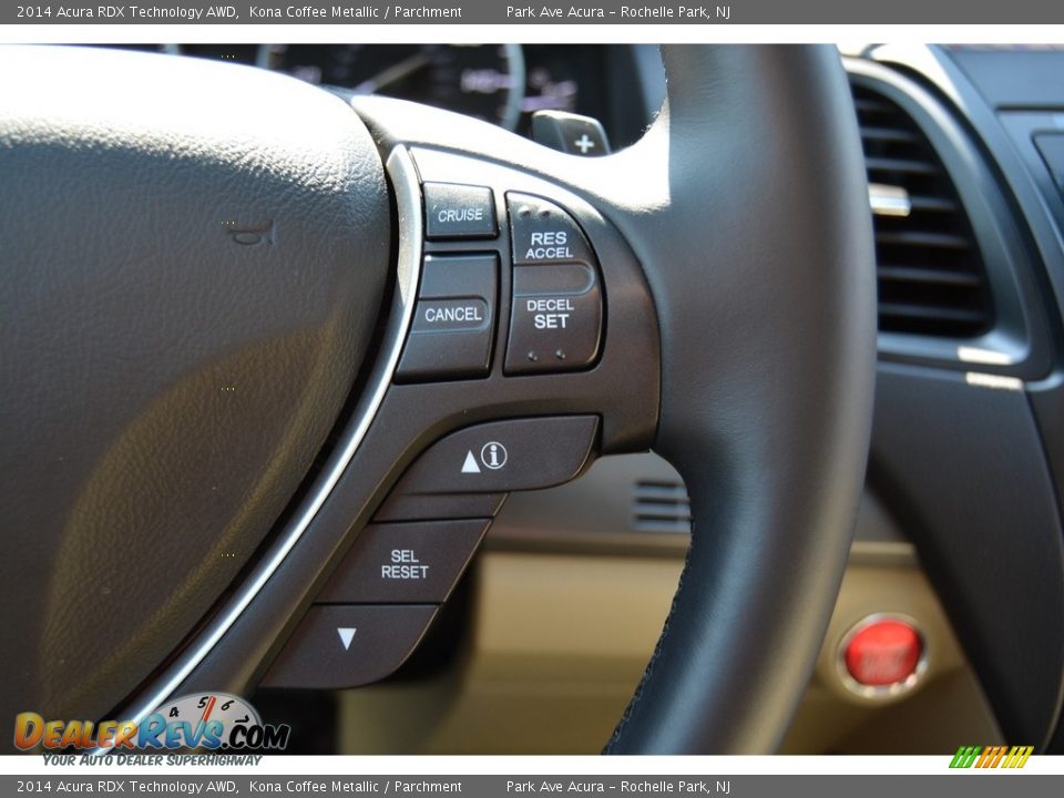 2014 Acura RDX Technology AWD Kona Coffee Metallic / Parchment Photo #20