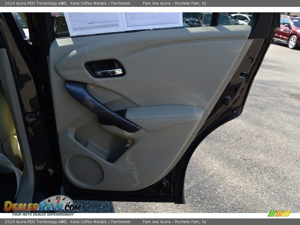 2014 Acura RDX Technology AWD Kona Coffee Metallic / Parchment Photo #25