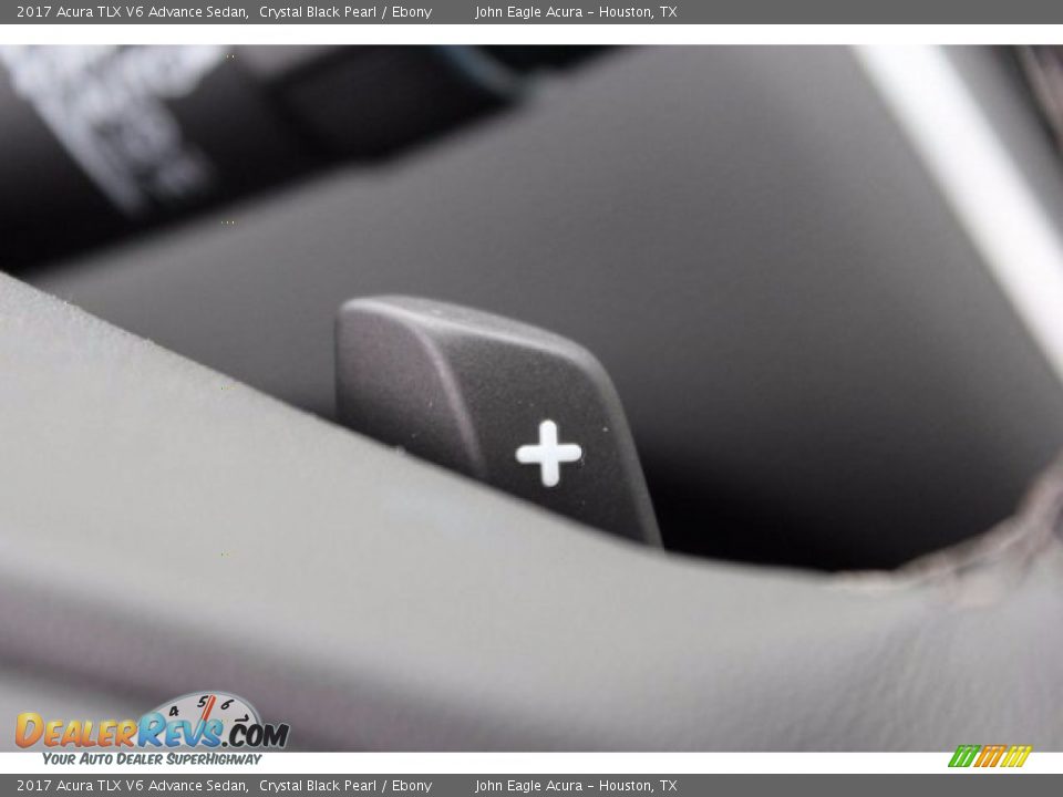 2017 Acura TLX V6 Advance Sedan Crystal Black Pearl / Ebony Photo #35