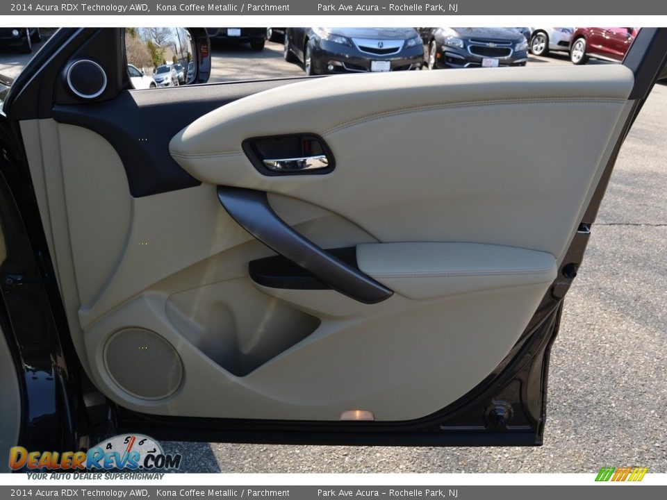 2014 Acura RDX Technology AWD Kona Coffee Metallic / Parchment Photo #27