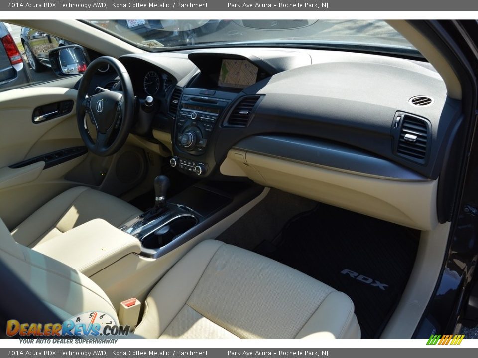 2014 Acura RDX Technology AWD Kona Coffee Metallic / Parchment Photo #28