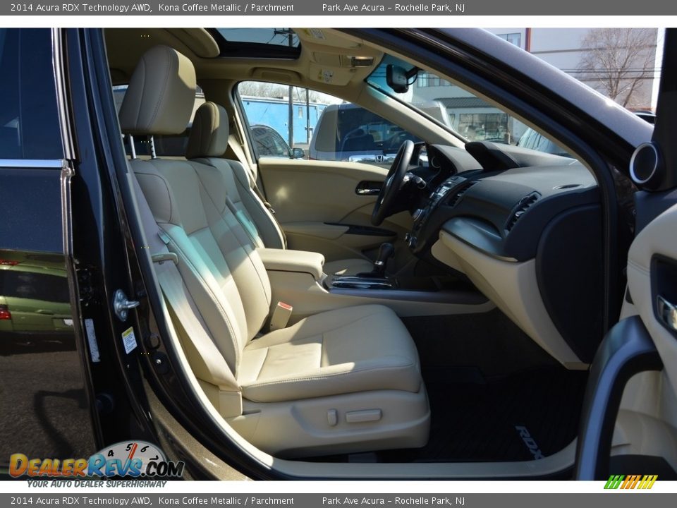 2014 Acura RDX Technology AWD Kona Coffee Metallic / Parchment Photo #29