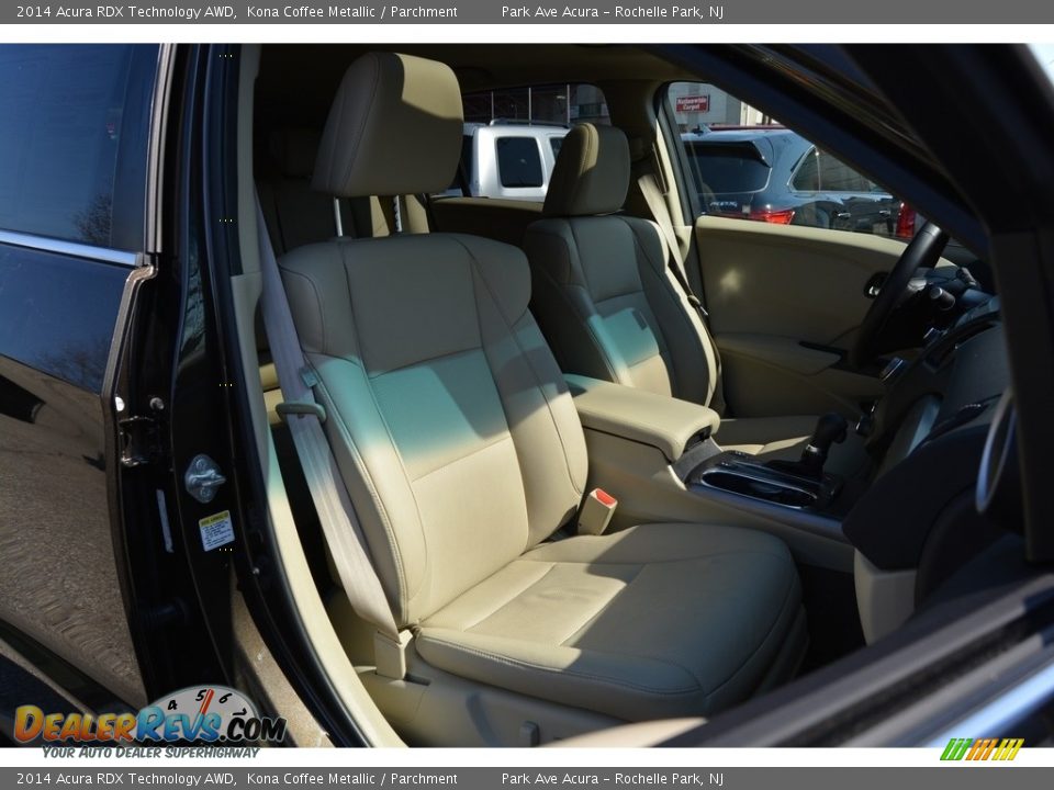 2014 Acura RDX Technology AWD Kona Coffee Metallic / Parchment Photo #30