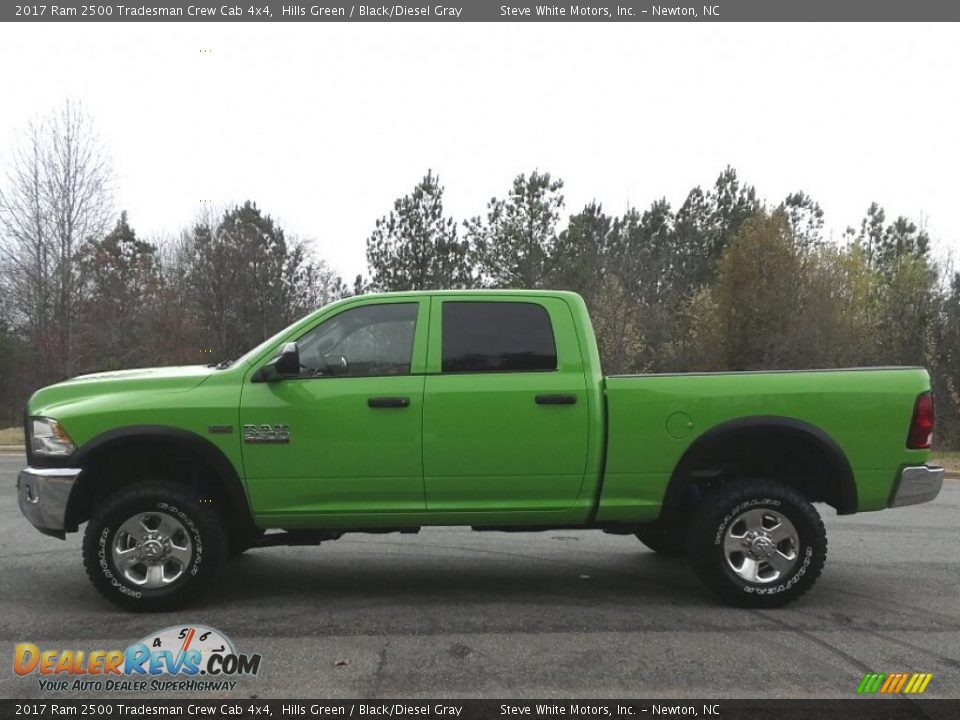 2017 Ram 2500 Tradesman Crew Cab 4x4 Hills Green / Black/Diesel Gray Photo #1