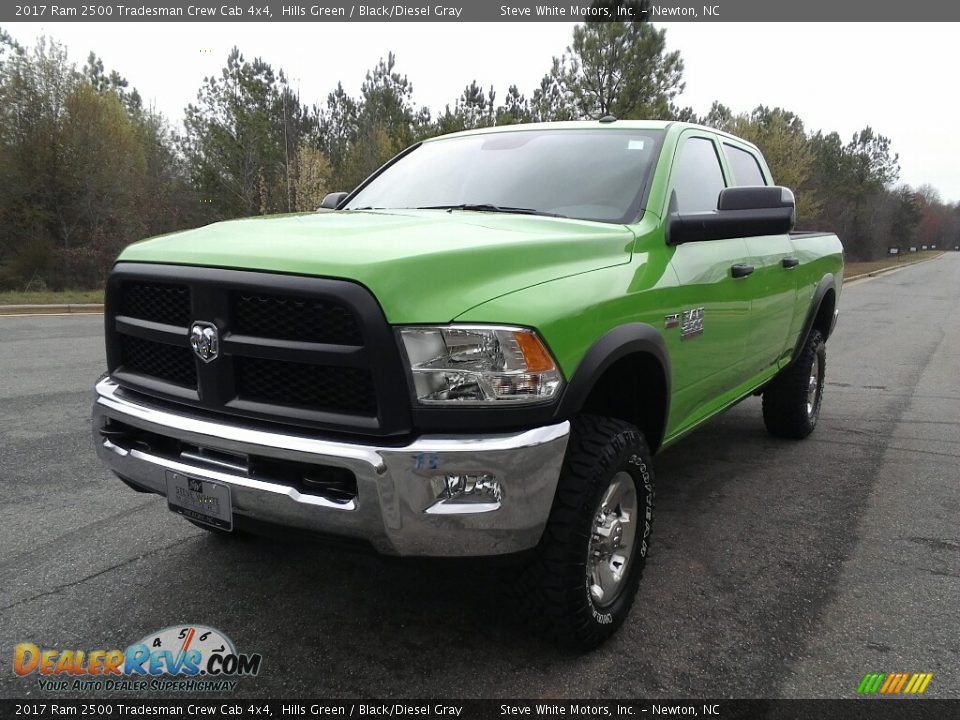 2017 Ram 2500 Tradesman Crew Cab 4x4 Hills Green / Black/Diesel Gray Photo #2
