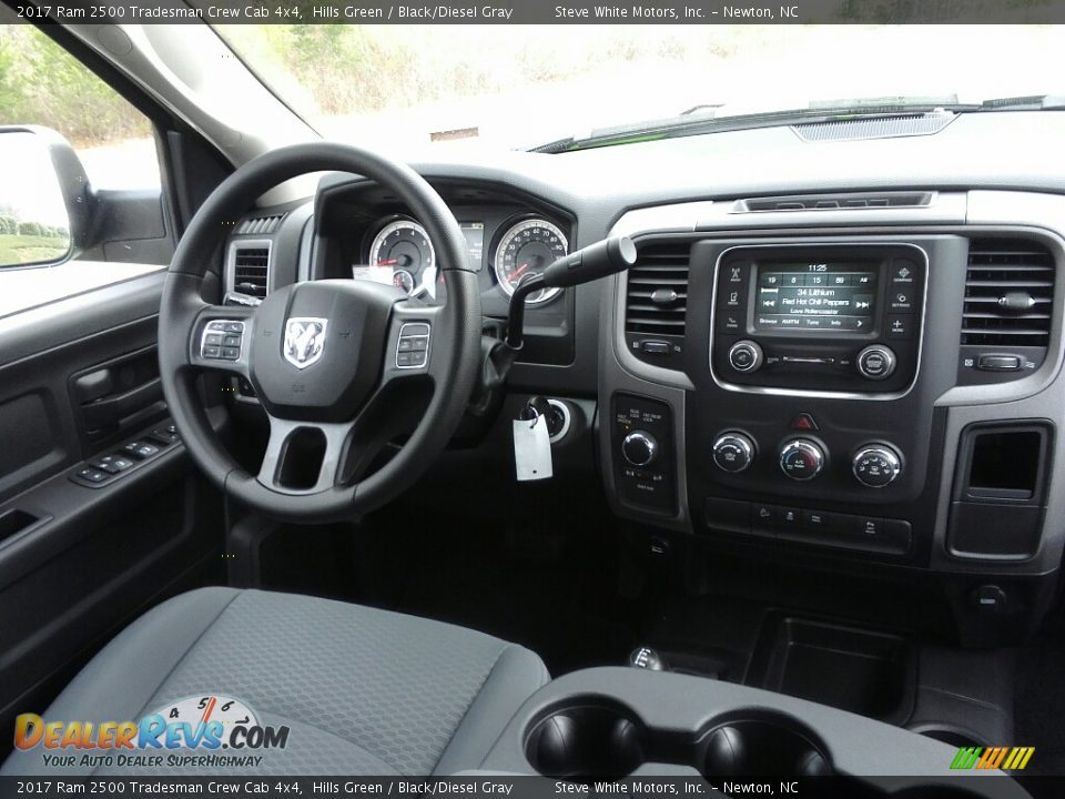 2017 Ram 2500 Tradesman Crew Cab 4x4 Hills Green / Black/Diesel Gray Photo #15