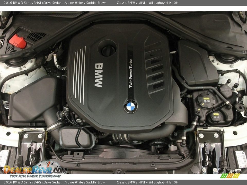 2016 BMW 3 Series 340i xDrive Sedan 3.0 Liter DI TwinPower Turbocharged DOHC 24-Valve VVT Inline 6 Cylinder Engine Photo #22