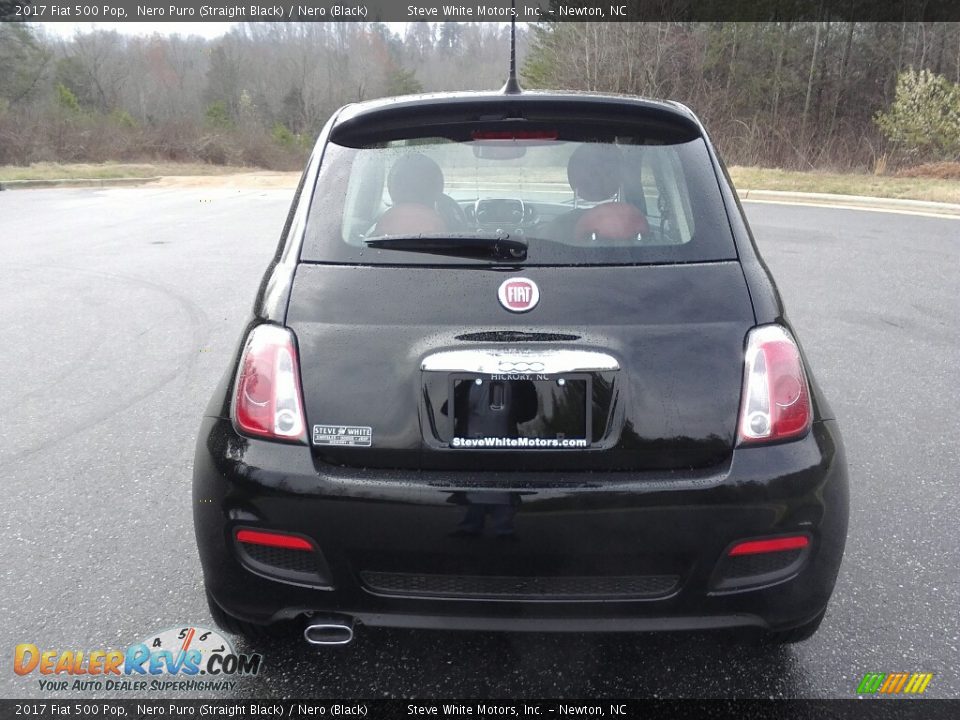 2017 Fiat 500 Pop Nero Puro (Straight Black) / Nero (Black) Photo #7