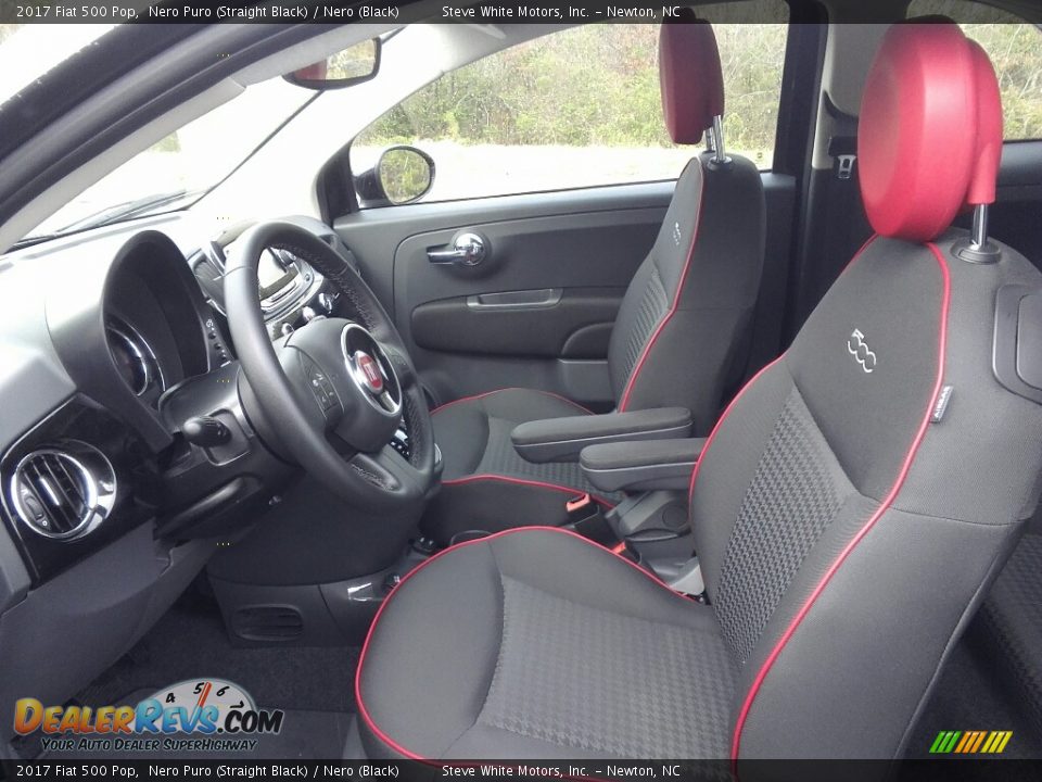 Front Seat of 2017 Fiat 500 Pop Photo #10