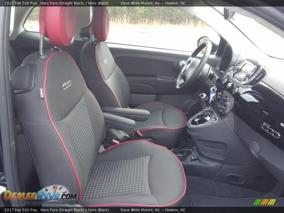Front Seat of 2017 Fiat 500 Pop Photo #14