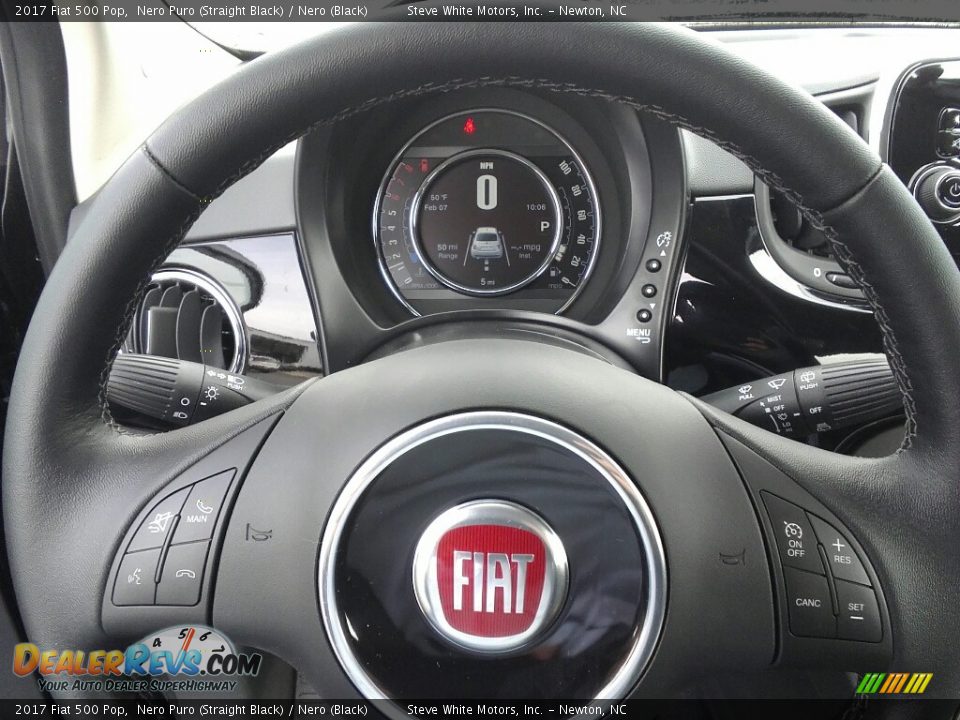 2017 Fiat 500 Pop Steering Wheel Photo #16